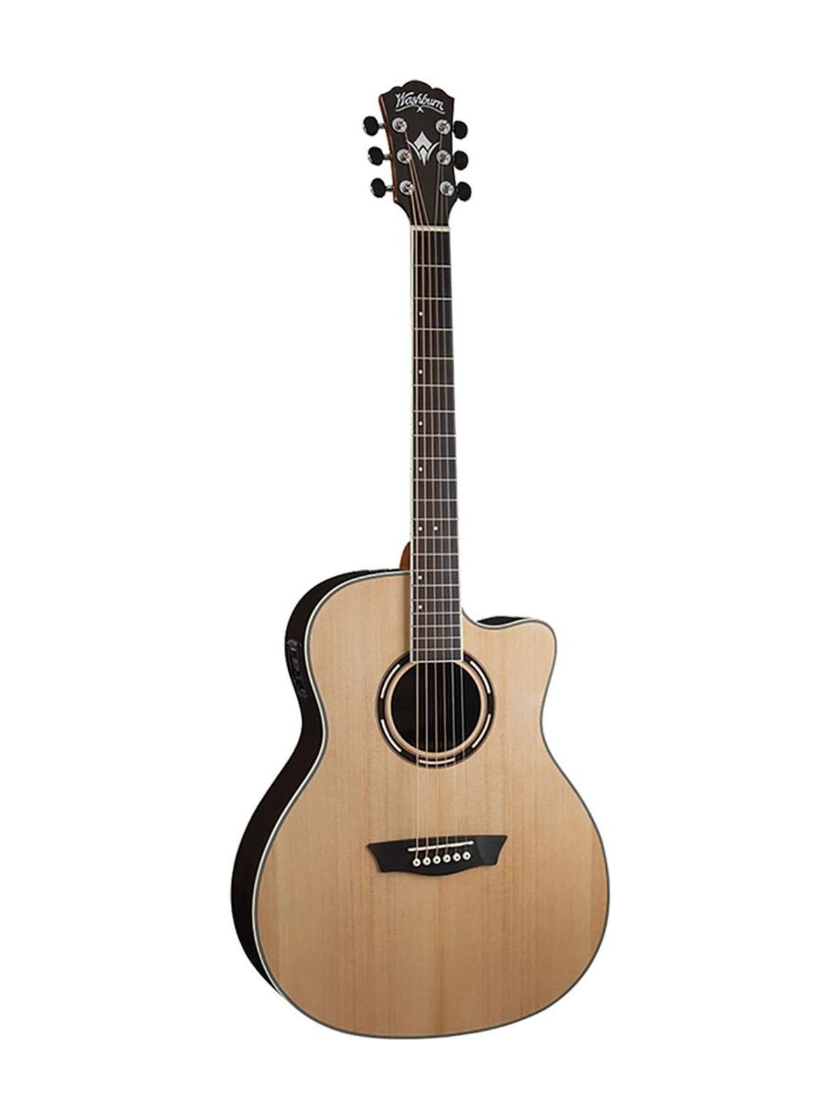Washburn Apprentice G70CE grand auditorium cutaway acoustic-electric guitar